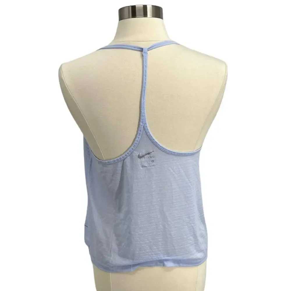 NIKE Sheer Razorback Tank Top SZ MD